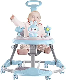 Coolbaby Baby Walkers O-Leg Anti-Rollover Trolleys, Baby Can Sit On AdJustable Walkers