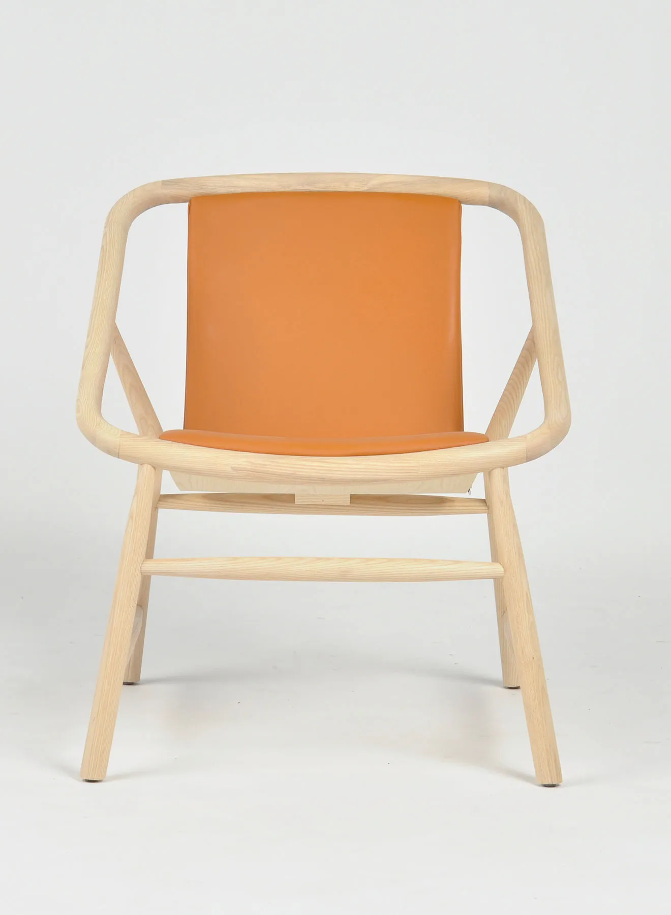 تبديل كرسي بذراعين باللون البرتقالي مقاس 63 × 68 × 73