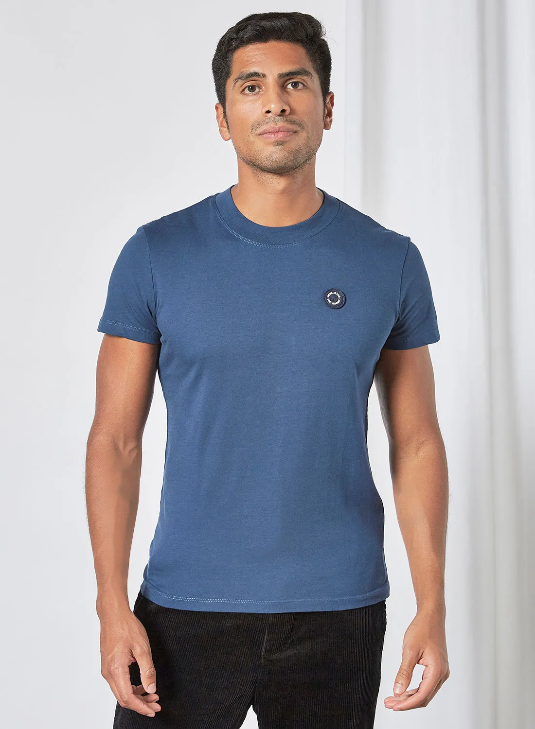 Pepe Jeans LONDON Logo Applique T-Shirt Blue