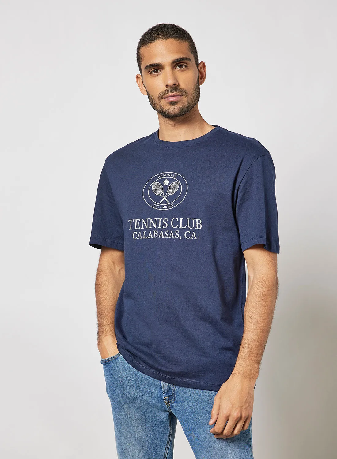 JACK & JONES Tennis Club Graphic T-Shirt