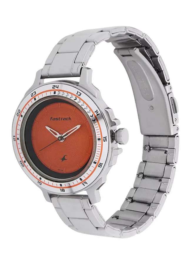 fastrack Women's Stainless Steel Analog Watch 6135SM02
