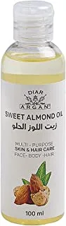 Diar Argan Sweet Almond Oil For Face, Body And Hair (100ml)