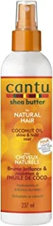 Cantu Shea Butter for Natural Hair Coconut Oil Shine & Hold Mist, 8oz (237ml)