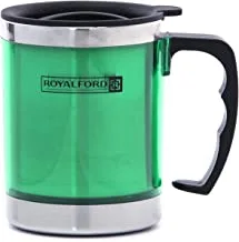 Royalford Travel Mug, Green (Stainless Steel), RF5131