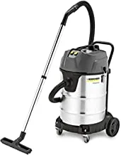 Karcher - NT 70/2 Me Professional Wet & Dry Vacuum Cleaner , 2400 W, 254 mbar suction power, 70 liters Stainless Steel container, powerful dual-motor