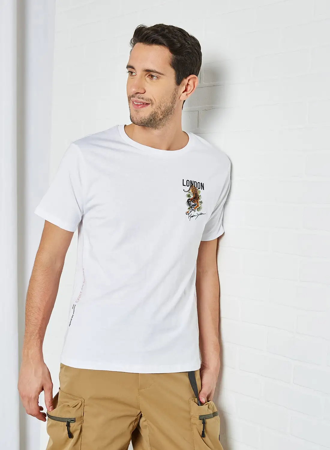 MUSIUM DIV. Short Sleeve Logo T-Shirt White