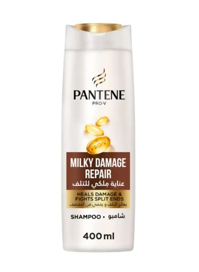 Pantene Pro-V Milky Damage Repair Shampoo Heals Damage And Fights Split Ends 400ml