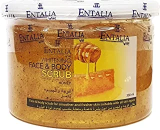 ENTALIA Whitening Face & Body Honey Scrub 300ml