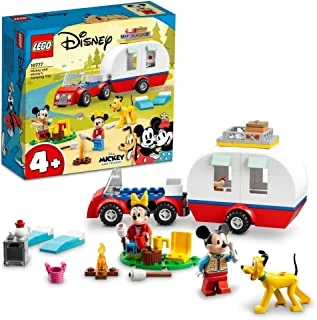LEGO® | Disney Mickey and Friends – Mickey Mouse and Minnie Mouse’s Camping Trip 10777 Building Toy Set (103 Pieces)