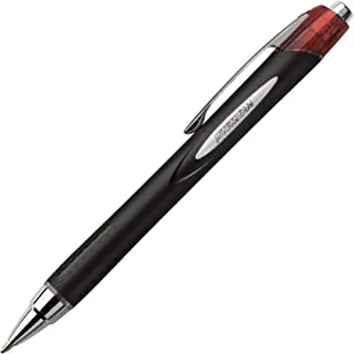 Uni Ball Jetstream Retractable Roller Ball Pen, 1.0 mm Nib Size, Red