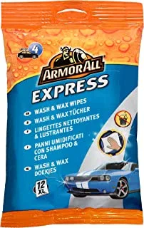 ARMORALL Express Wash and Wax Wipes, GAA24012ML5A