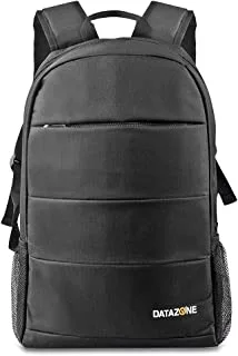 Datazone Laptop Backpack, Comfy Padded Belt Backpack With One Compartment, Anti-Theft Front Pocket Lightweight And Waterproof Fits 15.6 Inch Laptop, Tablets, Documents, Dz-Bp04S (Black)