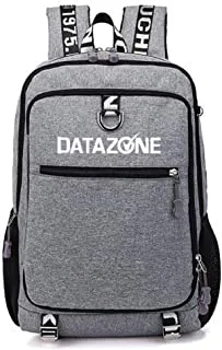 حقيبة كمبيوتر محمول ، حقيبة مدرسية ، حقيبة ظهر رياضية ، حقيبة ظهر للرحلات القصيرة ، لون رمادي ، DZ-BP2063