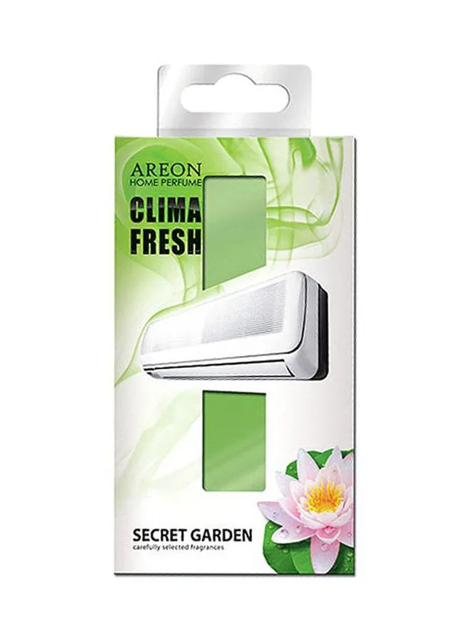 Areon Clima Fresh Secret Garden Air Conditioner Perfume Green 31.8grams