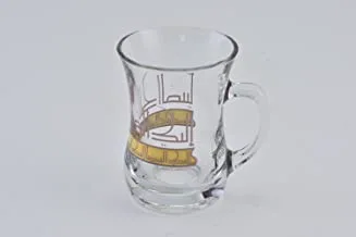 Glass Mug Set Deya Gold Raspberry/2Pcs