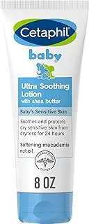 Cetaphil Baby Ultra Soothing Lotion with Shea Butter | Moisturize and Soothe Dry Skin|8 oz