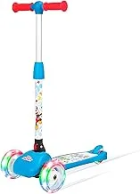 Spartan Disney Spiderman,Frozen,Minnie,Miceky,Cars,Princess 3-Wheel Light Up Scooter for Kids; LED Lighted Wheels, Adjustable Handlebars ,Advanced Technology for Increased Control,Stability & Balance