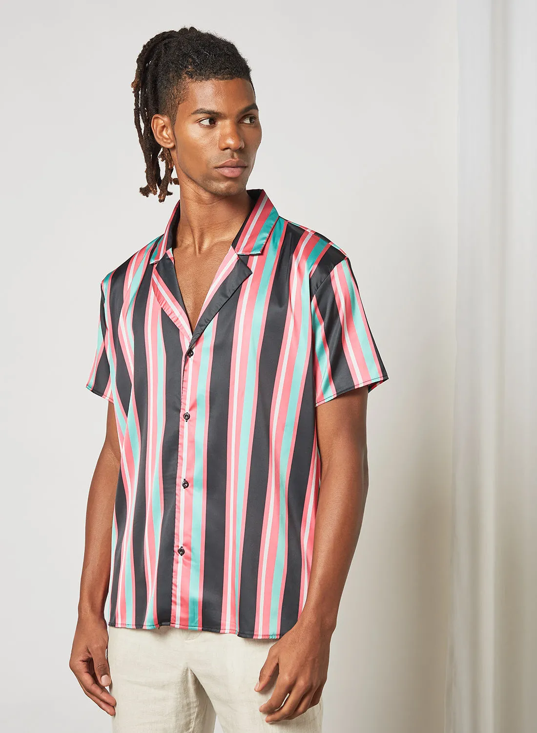 STATE 8 Stripe Print Shirt متعدد الألوان