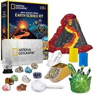 National Geographic Mega Science Series – Earth Science Kit!, Multi-Colour, One Size