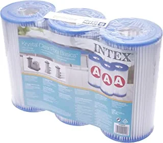 Intex 0775431 Filter Cartridge For Swimming Pool Blue 10,8 X 21,6 X 20,3 cm - Set of 2