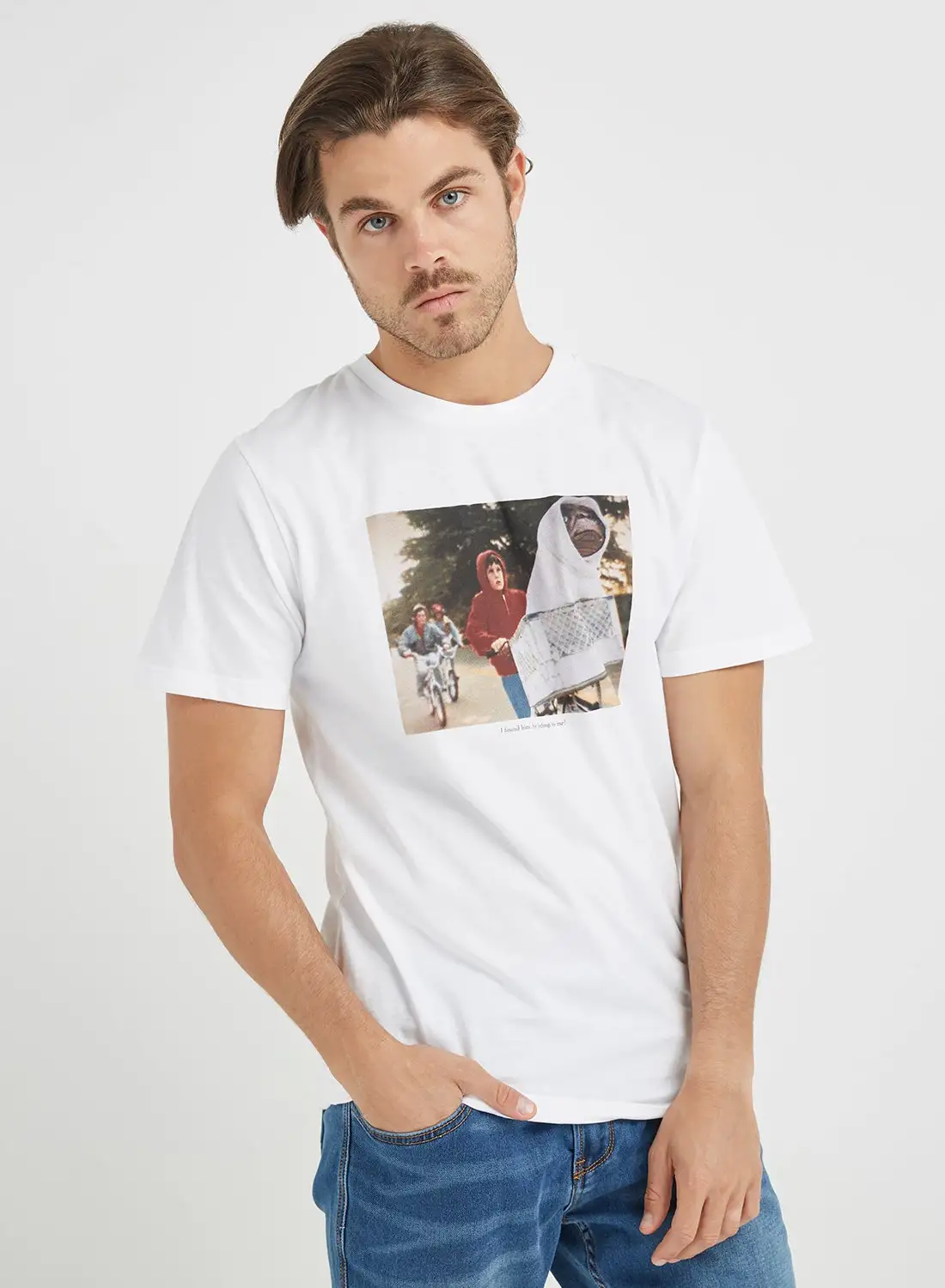 DEDICATED Stockholm The Chase T-shirt White