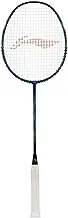 Li-Ning Super Force 85 Plus - (Unstrung) Badminton Racquets With Free Full Cover Graphite, Unstrung (Black/Blue/Silver) With Free Full Cover