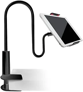 Tablet Cellphone Stand Holder,Gooseneck Lazy Bracket For 4-10.6 Inches Iphone Ipad Gps Samsung Lg Blackberry Devices,360 Degree Rotating,27.5 Inches Flexible Arm - Black