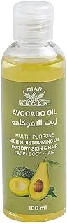 Diar Argan Avocado Oil For Face, Body And Hair (100ml)