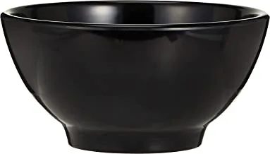 Harmony 8 inch rounded bowl black