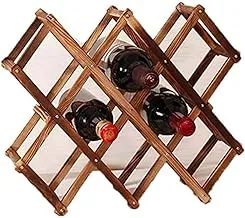 COOLBABY Household Small Modern Contracted Red Wine Cabinet Display Rack Red Wine Grid