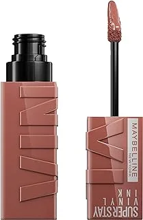 Maybelline New York SuperStay Vinyl Ink Long Lasting Liquid Lipstick, Shine Finish, 120 Punchy, 4.20 ml (Pack of 1)