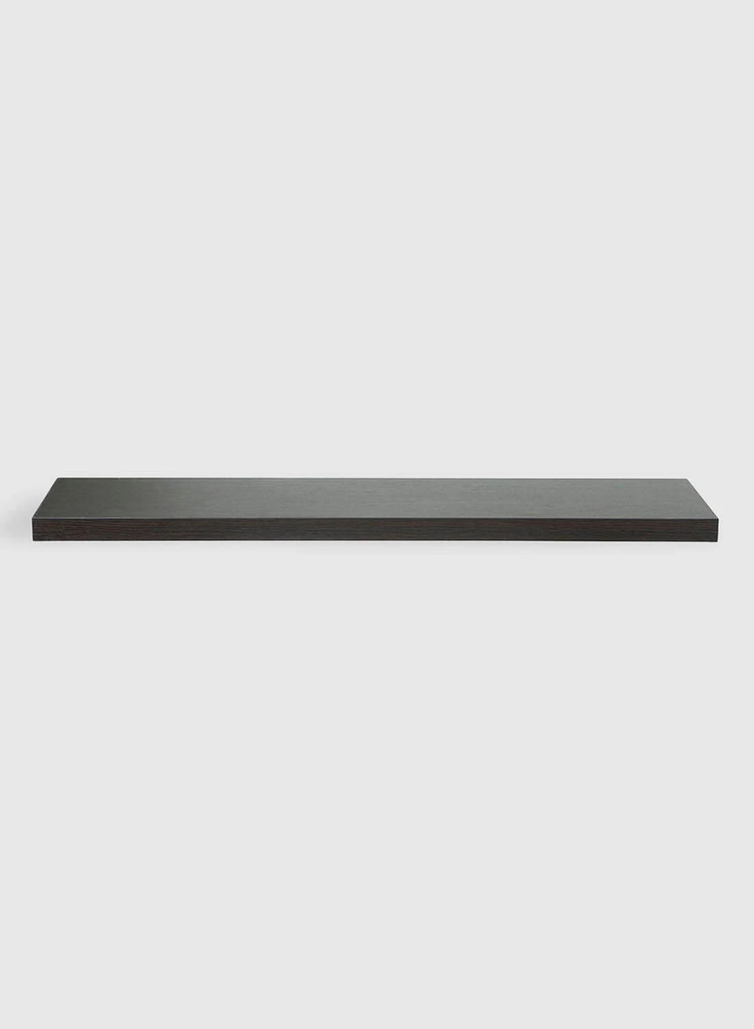 Switch Simply Decorative Floating Wooden Wall Shelf  For Bedroom Decor Stylish Space Saver Simple Installation Black 1100*260*39mm