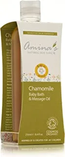 Aminas Organic Baby bath & Massage oil 250ml