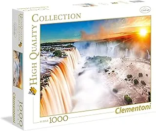 Clementoni Puzzle Waterfall 1000 Pieces (69 x 50 cm), Suitable for Home Decor, Adults Puzzle from 14 Years