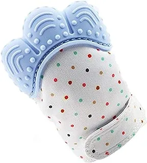 Baby Teething Mitten, Self Soothing Teether & Teething Pain Relief Toy and Prevent Scratches - One glove