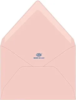 FIS FSEE1024GBPI50 Executive Glued Envelope Set 50-Pieces, 136 mm x 204 mm Size, Pink