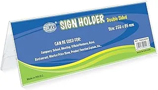 FIS FSNA250X85 Double Sided Oblong A-Shape Sign Holders, 250 mm x 85 mm Size