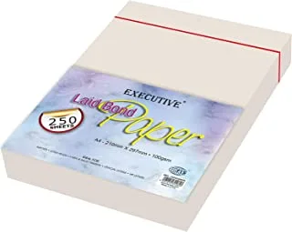 FIS FSPA250CPI 100Gsm 250 Sheets Executive Laid Bond Paper, A4 Size, Coral Pink