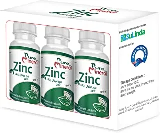 Zinc Pure Mineral Pack of 3 (180 tablet)