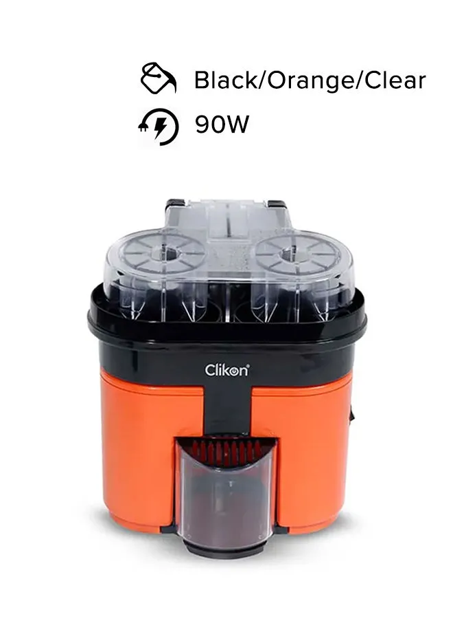 Clikon Electric Citrus Juicer 2 L 90 W CK2258 Black/Orange/Clear