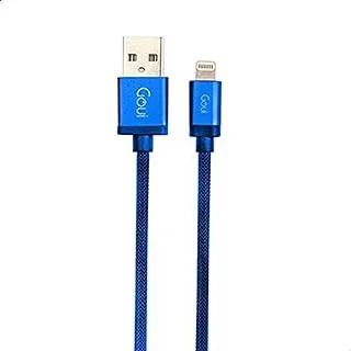 جوي - كابل لايتنينج USB للشحن والمزامنة بطول 1 متر، أزرق