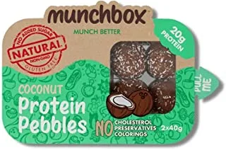 Munchbox Protein Pebbles Coconut, 80g (Pack of 1)