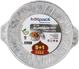 Hotpack Aluminium Pot 25cm, 5+1