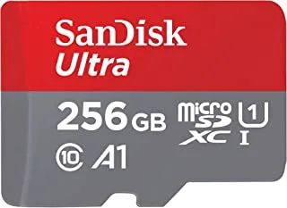 بطاقة سانديسك الترا يو اتش اس اي مايكرو اس دي بسعة 256 جيجا، بسرعة 150 ميجابايت/ثانية، للهواتف الذكية، SDSQUAC-256G-GN6MN