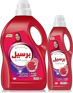 Persil Colored Abaya Shampoo Liquid Laundry Detergent, For Color Renewal and Protection, 3L + 1L Free