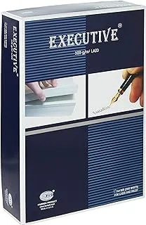 FIS FSPALD100WH 100Gsm 500 Sheets Executive Laid Bond Paper, A4 Size, White