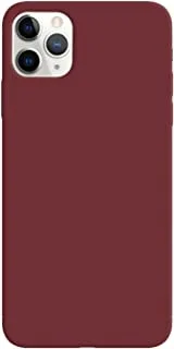 GXFCZD Case for iPhone 11 pro max, 6.5-Inch, Silky-Soft Touch, Full-Body Protective Case, Shockproof Cover with Microfiber Lining(claret)