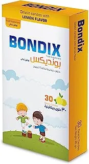 SuLinda Bondix 30, Collagen, Vitamin D and K, Lemon Flavor, 30 Chewable