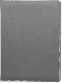 FIS FSCLCERTPURGY Italian PU Certificate Folders with Gift Box, A4 Size, Grey