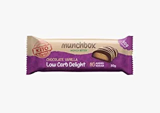 Munchbox Keto Chocolate Vanilla Bar 50 g